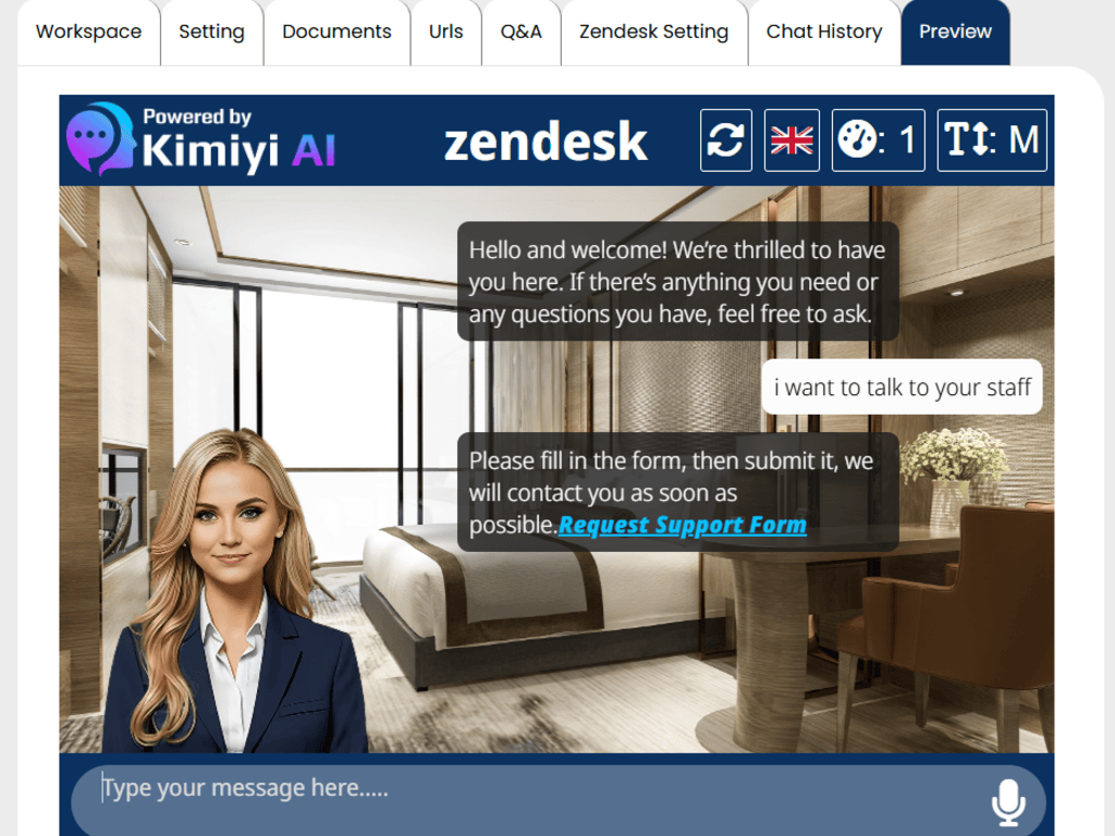 Preview image of app